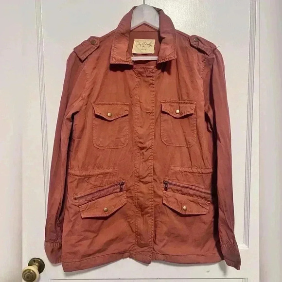 Velvet BY GRAHAM & SPENCER Ruby Light-Weight Army Jacket Size S - Picture 1 of 6